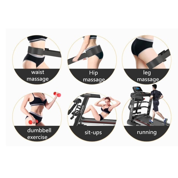 Foldable treadmill frame with no-install foldable design