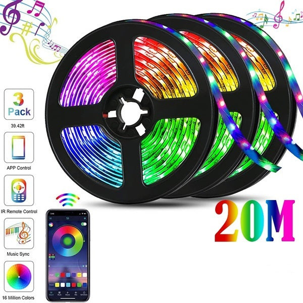 LED strip light 20M RGB flexible and bendable