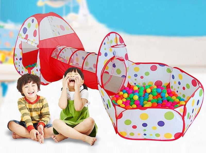 Kids Play Tent Tunnel Set