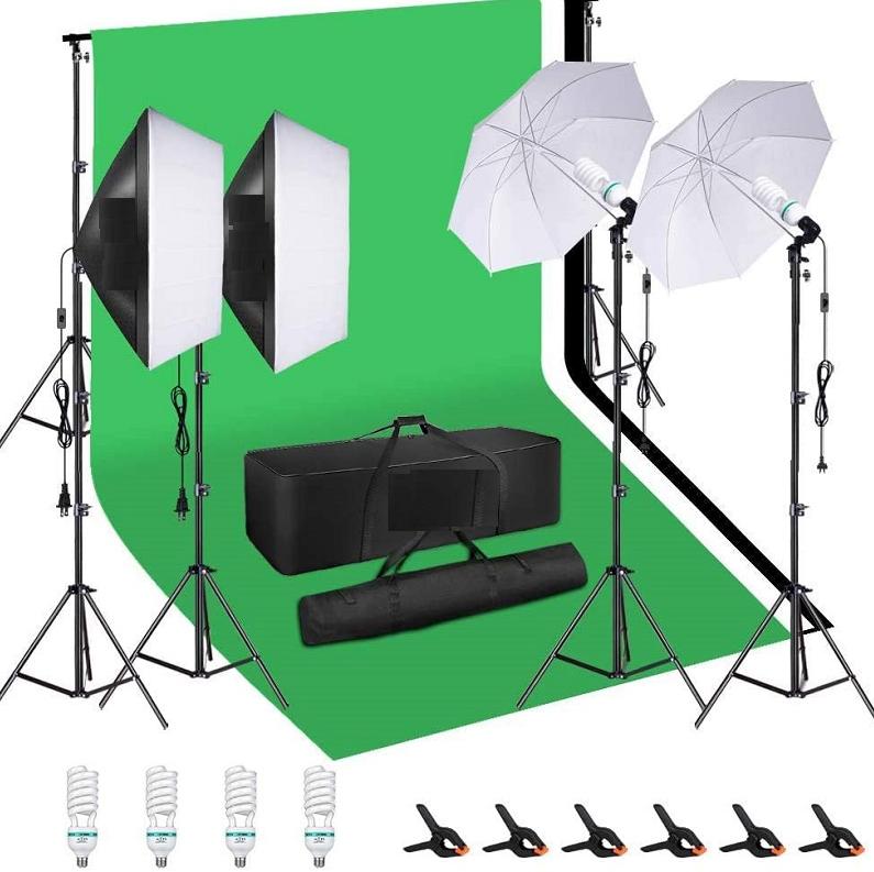 Side view of 33 inch translucent umbrella for light diffusion
