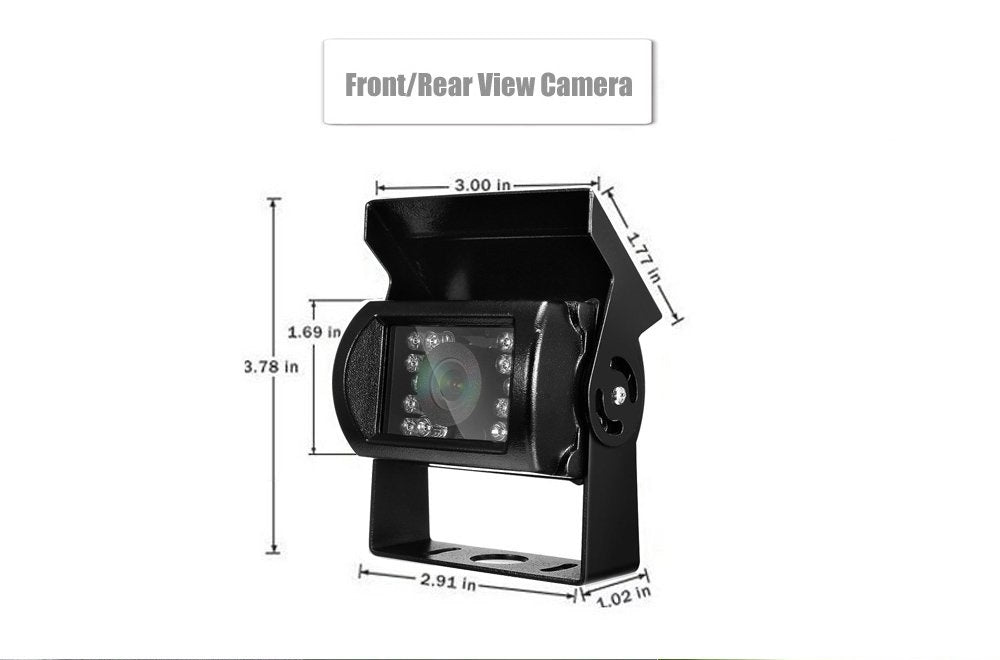 Car reverse camera rearview adjustable bracket for different angles