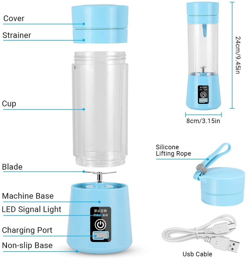 Portable Blender Juicer Mixer