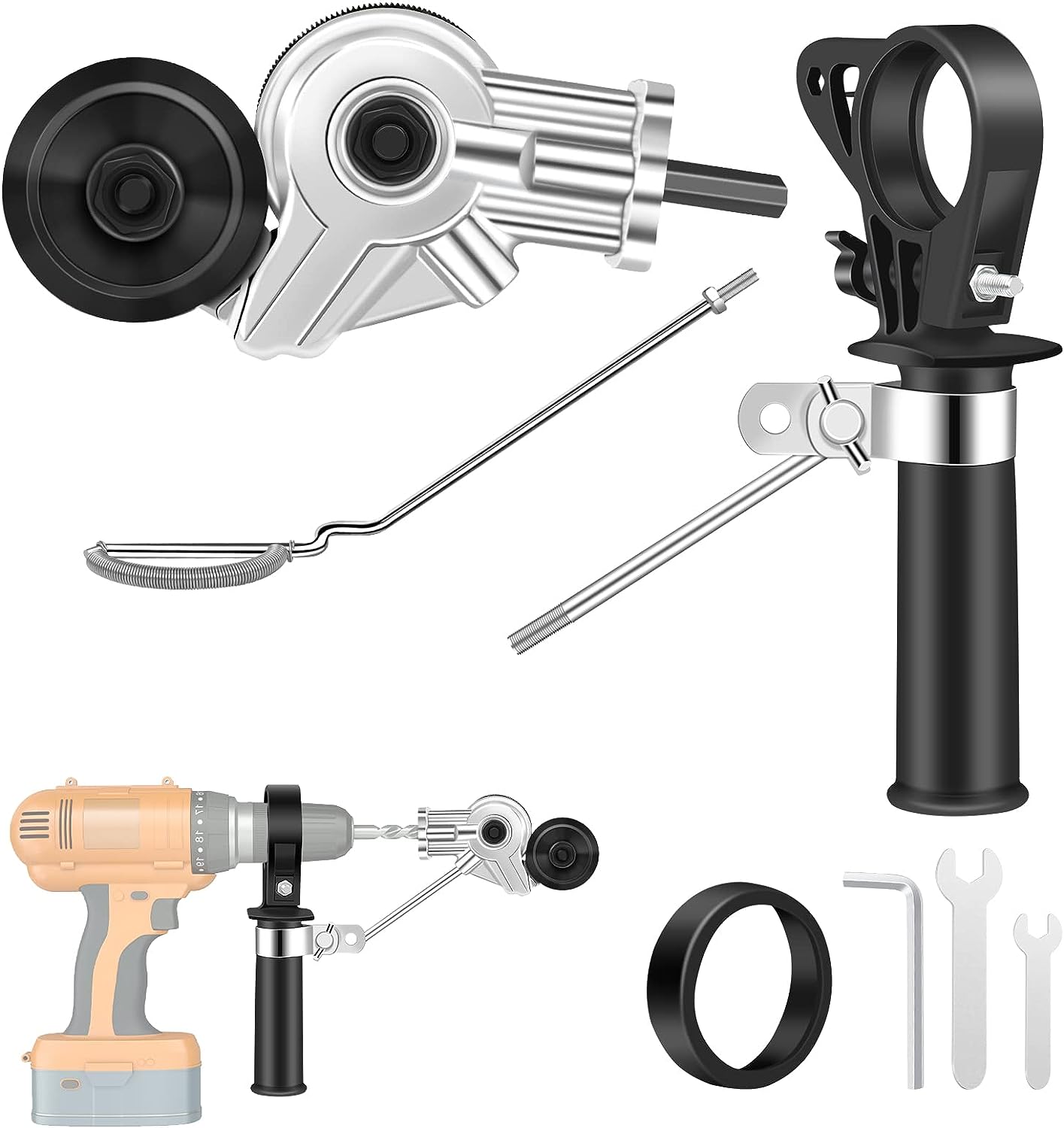 Sheet metal nibbler drill plate cutter with sharp blades for precise cuts
