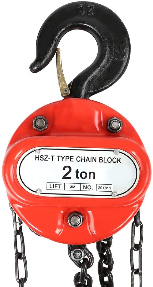 Chain Block & Tackle Hoist 3M 2Ton