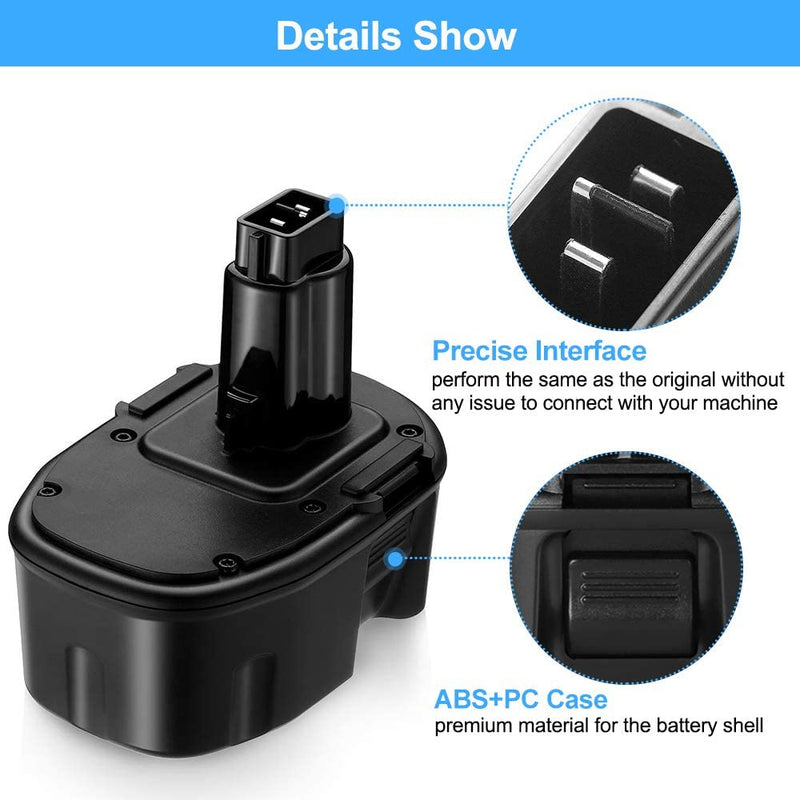 Replacement Dewalt 14.4V 3000mAh Battery DC9091/DE9038/DW9091