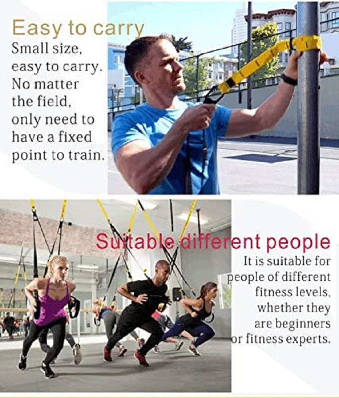 Suspension Training Kit Bodyweight Resistance Straps