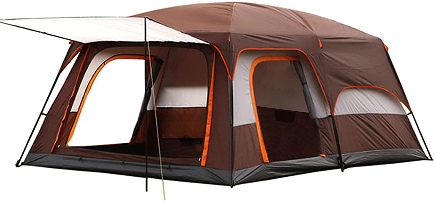 Camping tent 5-8 person family tent with wall storage pockets inside