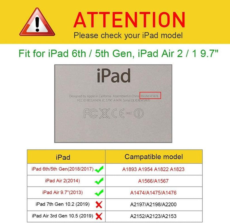 iPad Air 2 iPad 9.7 2017 iPad 9.7 2018 iPad Air Case