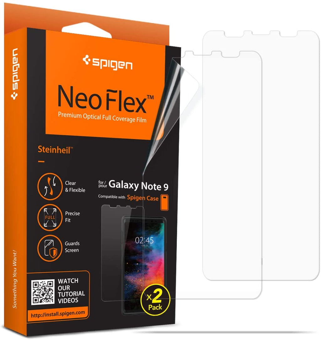 Spigen NeoFlex Note 9 Screen Protector 2 Pack