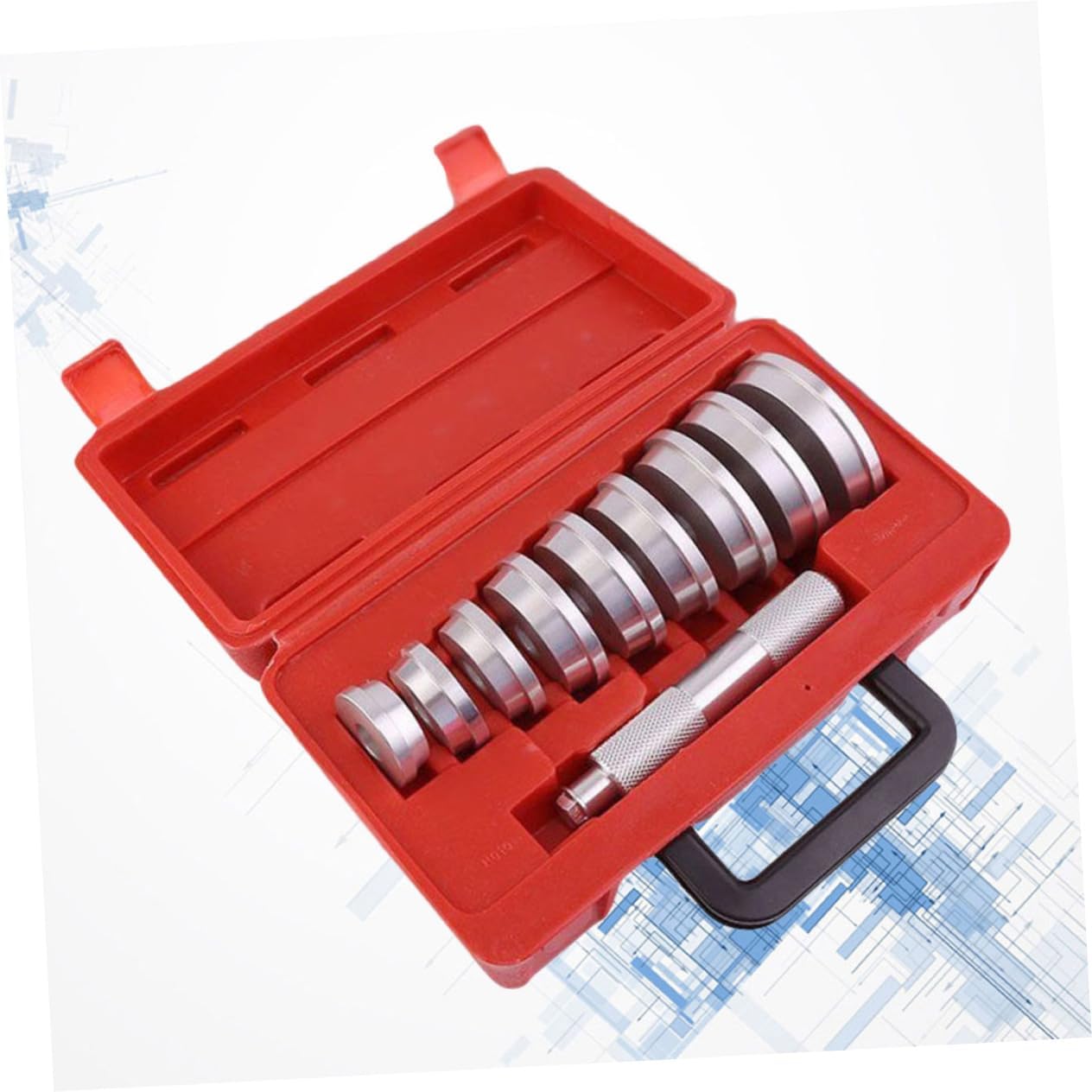 Aluminium bearing race driver with anodised finish