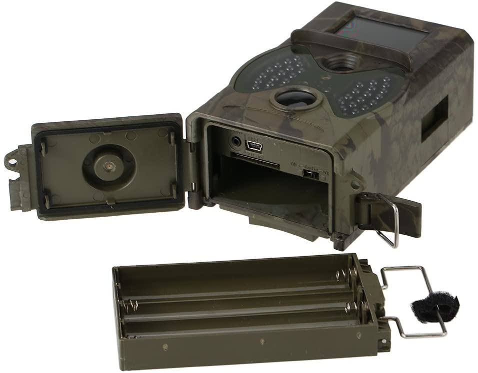 Hunting camera capturing wildlife in New Zealand bush