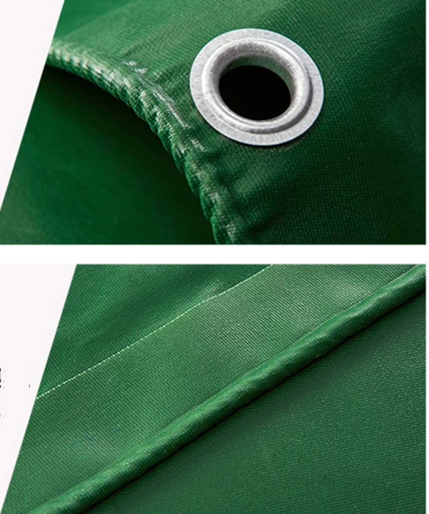 Canvas tarpaulin tarp folded compact for easy carrying