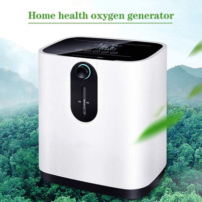 Top view showing multi-layer filter system of oxygen generator