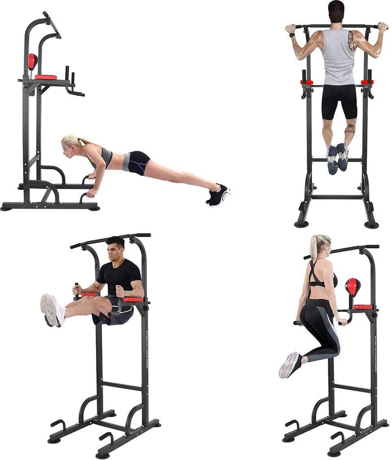 Chin Up Pull Up Chin Up Station Power Tower with Boxing