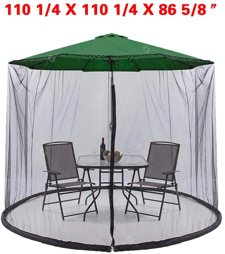 Outdoor Patio Umbrella Mosquito Net Screen