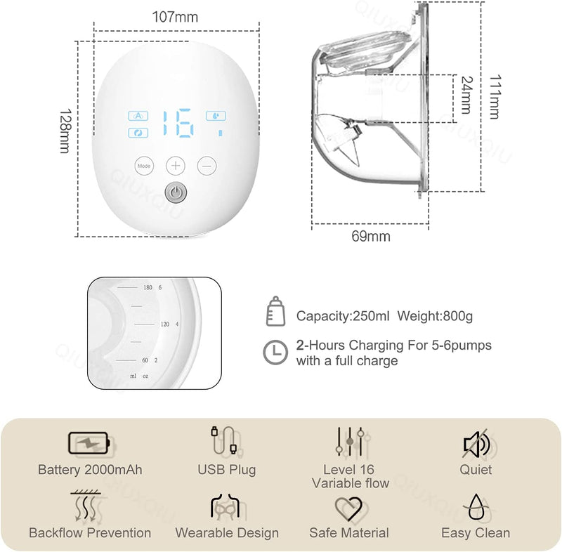 Electric Breast Pump Breast feeding Pump - Double