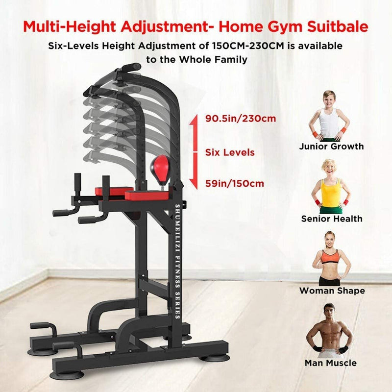Chin Up Pull Up Chin Up Station Power Tower with Boxing
