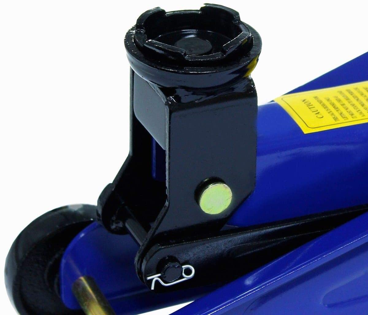 Trolley floor jack 2 ton steel showing safety valve feature