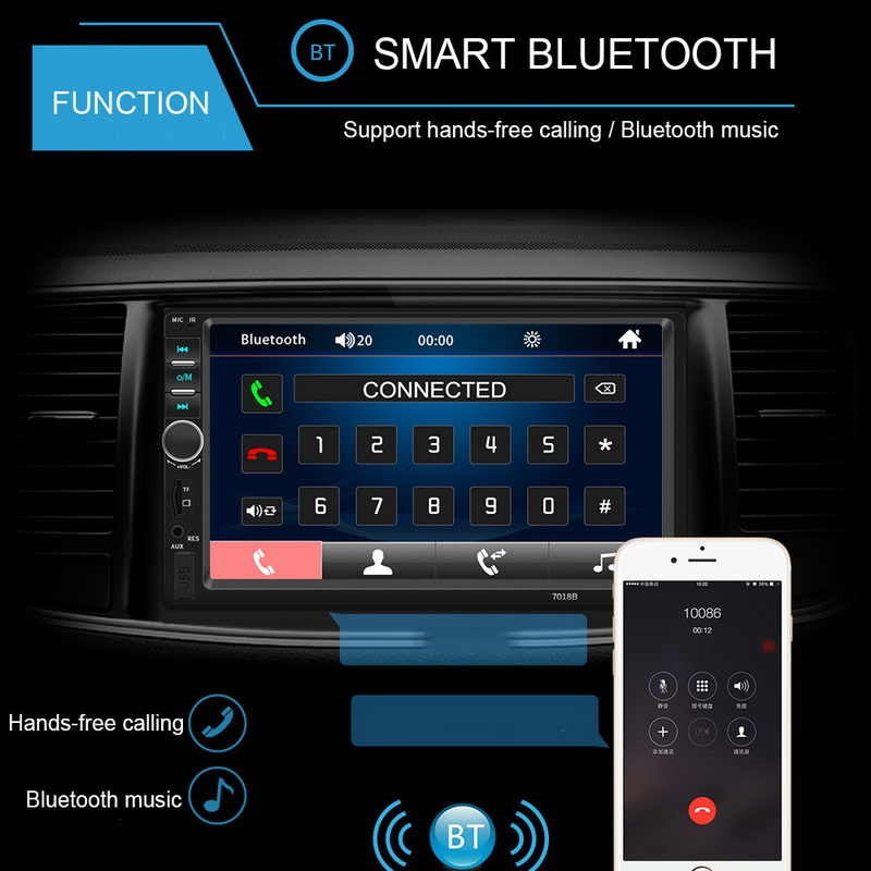 Car Stereo Bluetooth MP5 Player