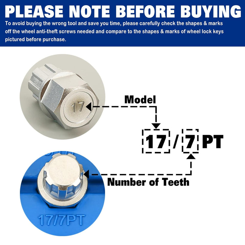 Wheel Nut Screw Socket Set BMW