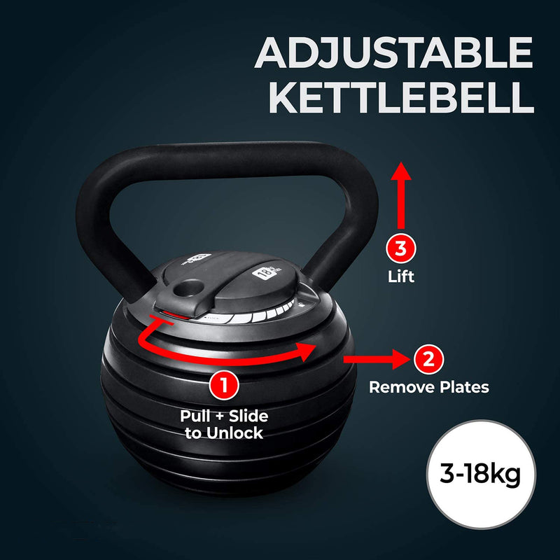 Adjustable Kettlebell 18kg/40lbs