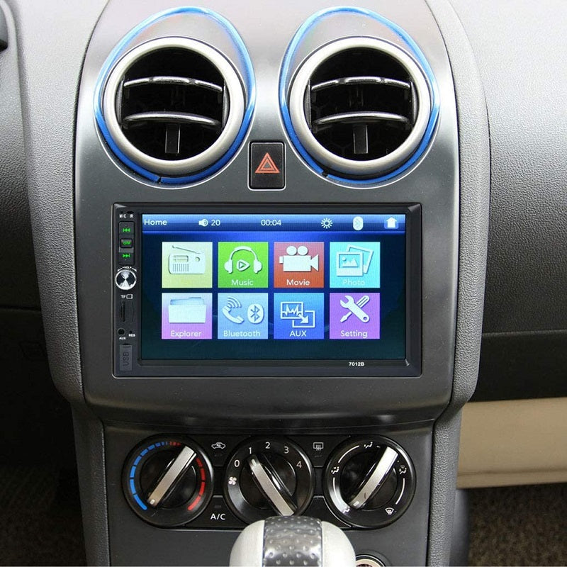 Remote controller included with car stereo and reverse camera