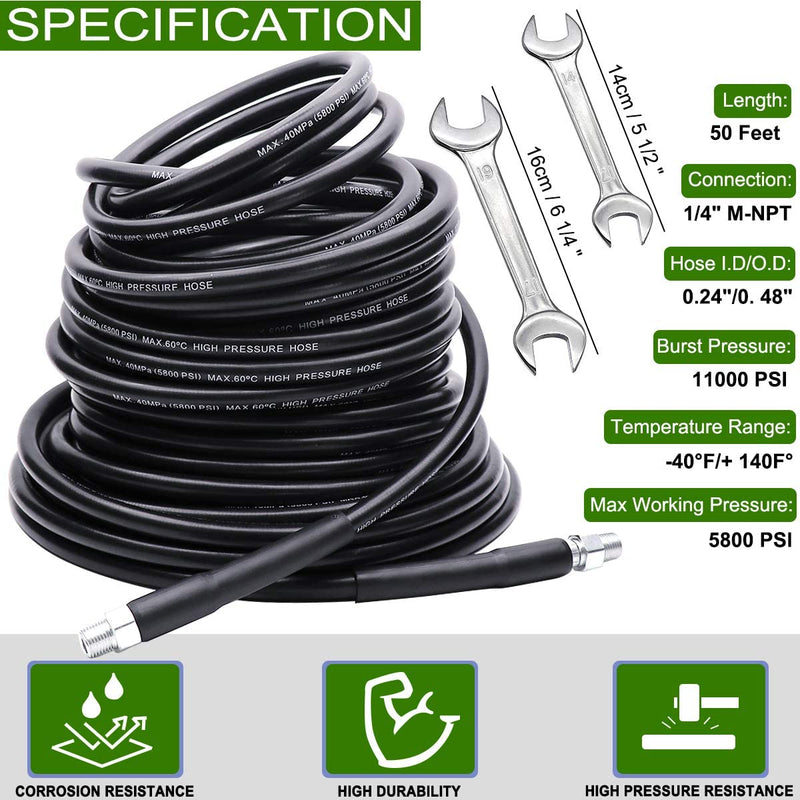 Drain/Pipe Cleaning Kit for Pressure Washers 10m