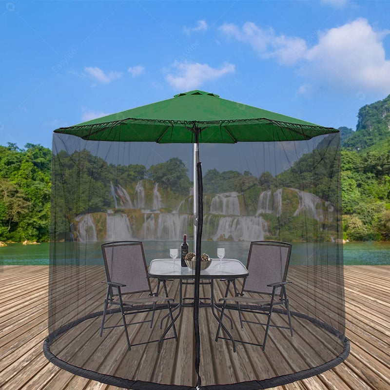 Outdoor Patio Umbrella Mosquito Net Screen