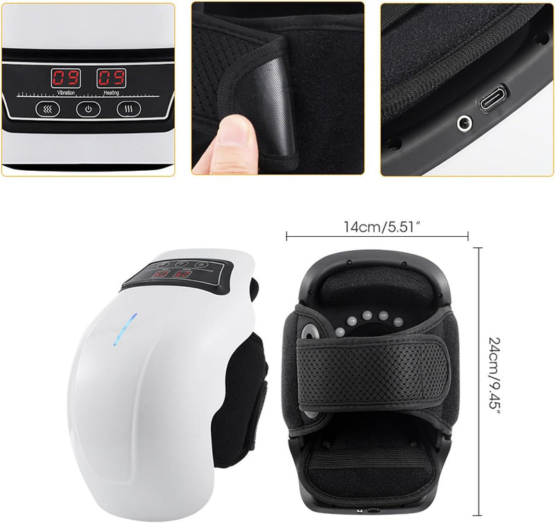 Electric Knee Joint Massager Heated Vibration Massage