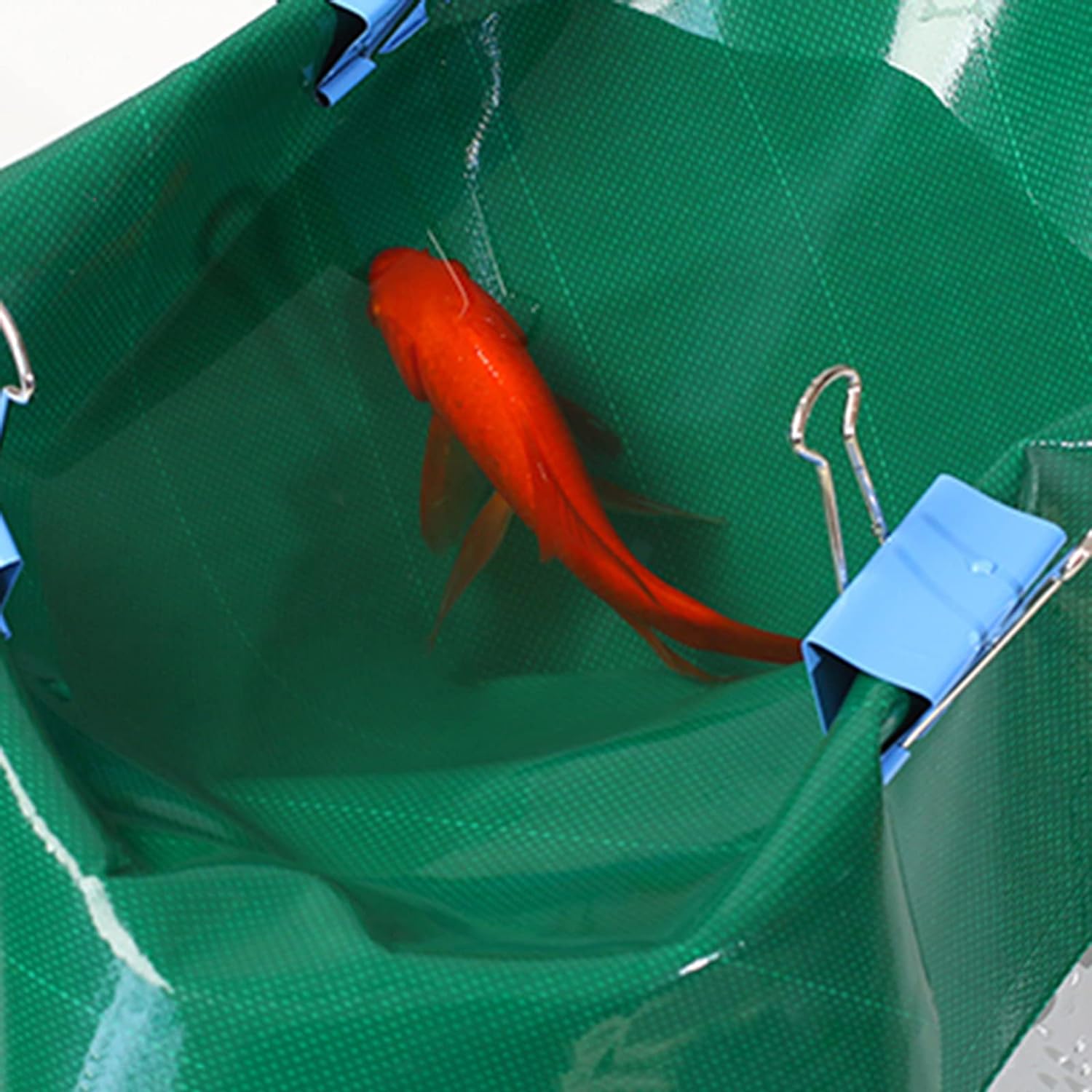 Canvas tarpaulin protecting a trailer from rain and sun