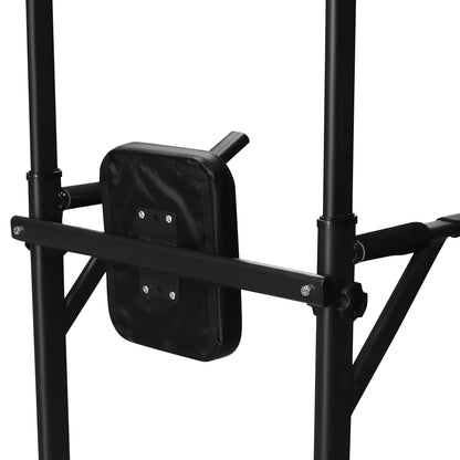 Power Tower home gym with push-up handles and dip bars