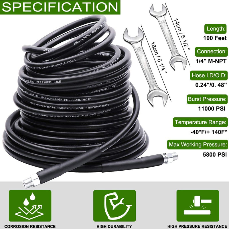 Drain/Pipe Cleaning Kit for Pressure Washers 30m