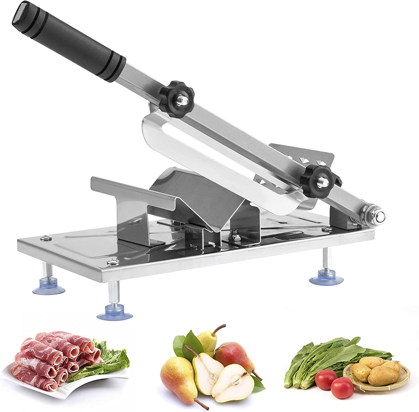 Manual Meat Slicer Stainless Steel