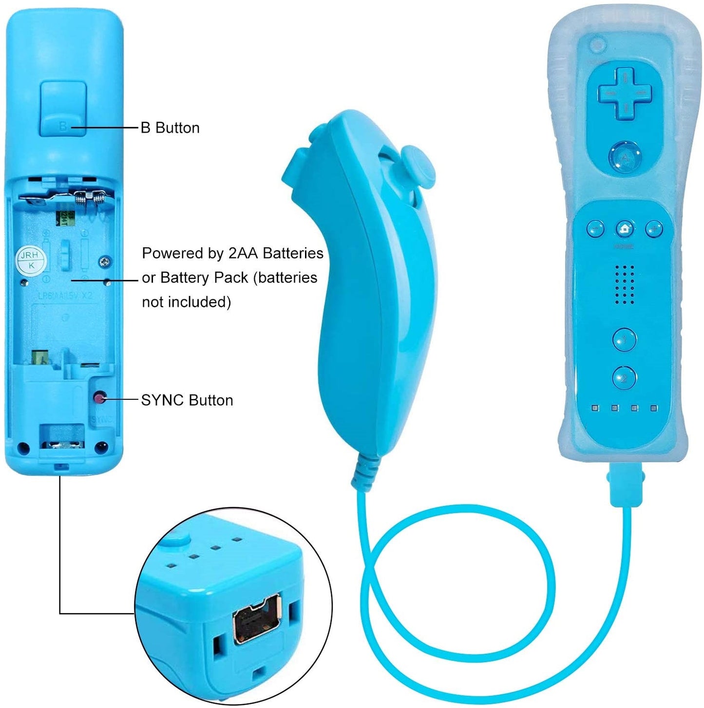 Replacement Wii Remote and Nunchuck