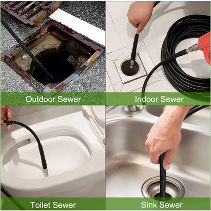 Drain/Pipe Cleaning Kit for Pressure Washers 20m