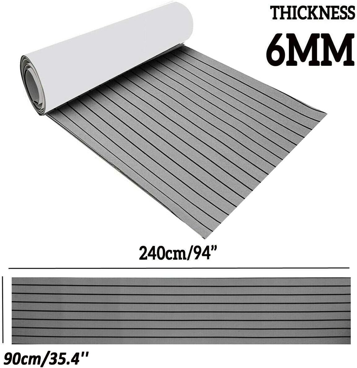 Marine carpet teak boat flooring mat edge showing soft cushioned feel