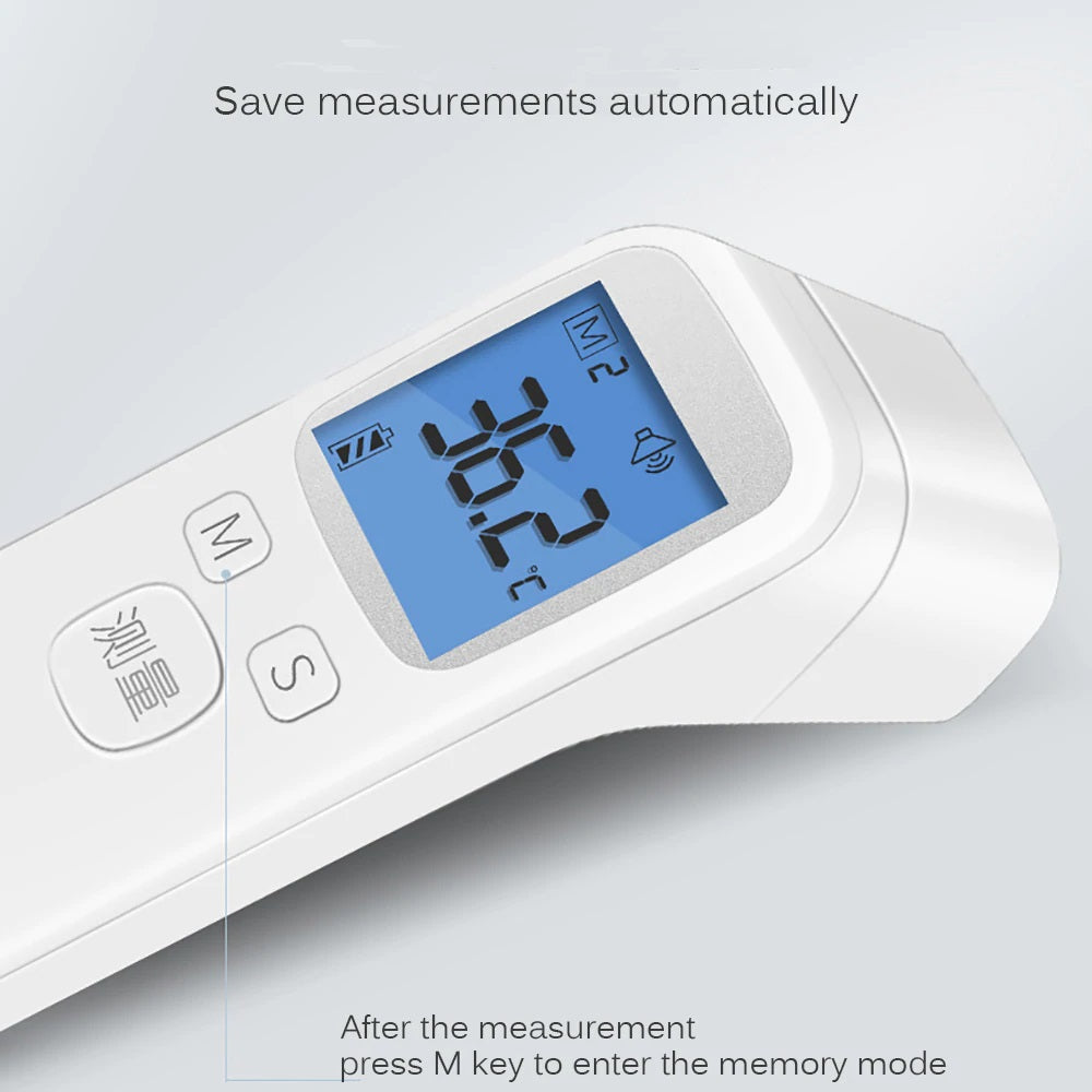 Forehead Thermometer measuring body temperature from short distance