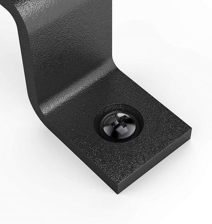 Barn door handle on sliding door highlighting grip design