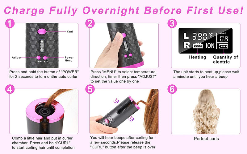 Hair Curler Cordless