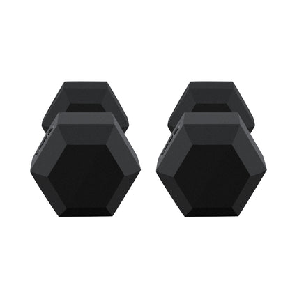 Dumbbell set 2x 10kg hex weights used for arm exercises