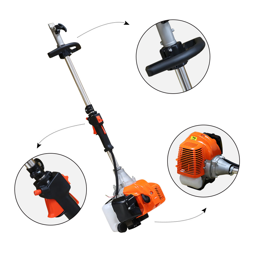 High-Powered 62Cc Brush Weed Cutter Saw Hedge Trimmer