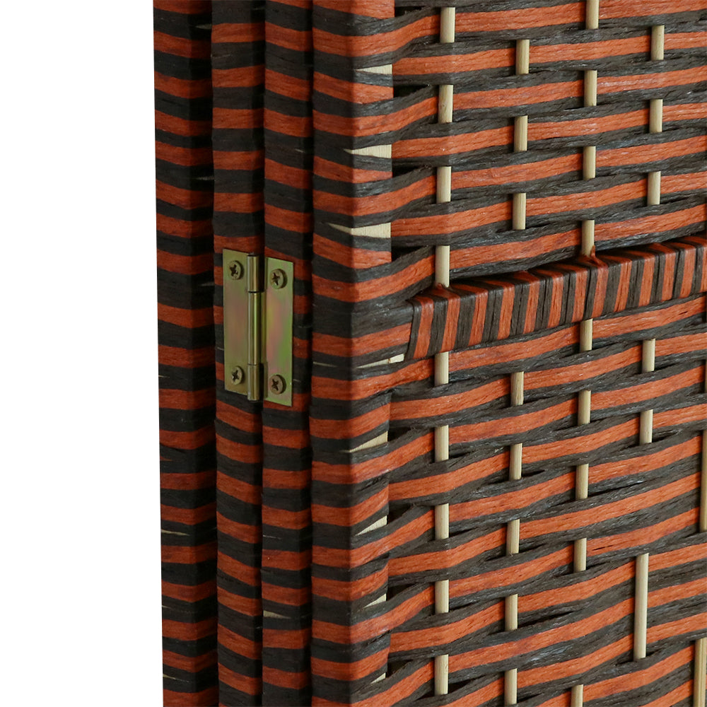 Top view of room divider folding screen showing panel width