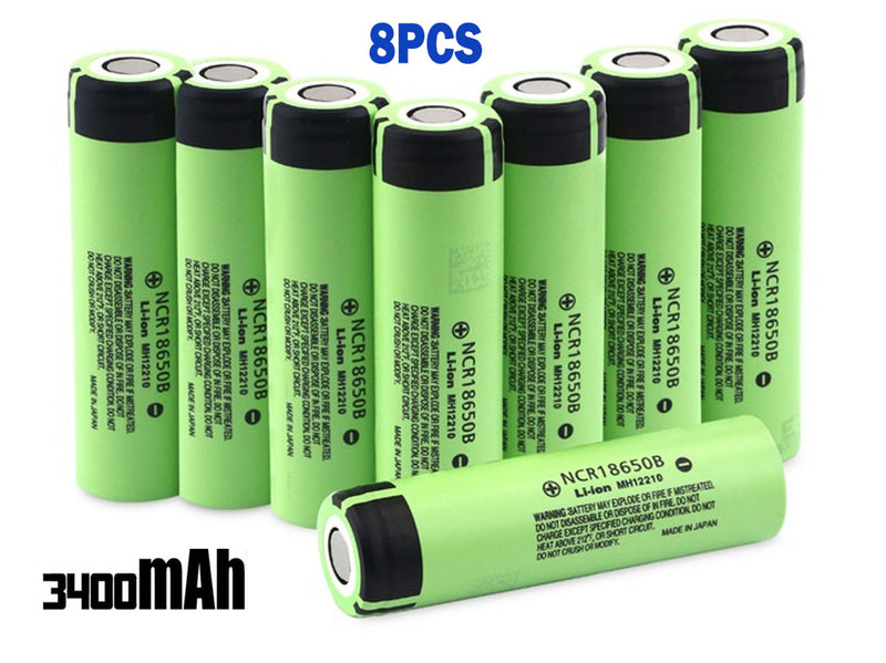 18650 Rechargeable Battery 8pcs