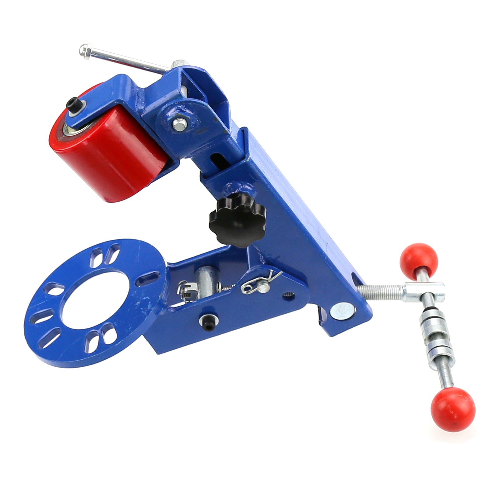 Fender roller tool angle adjustment set at 90 degrees