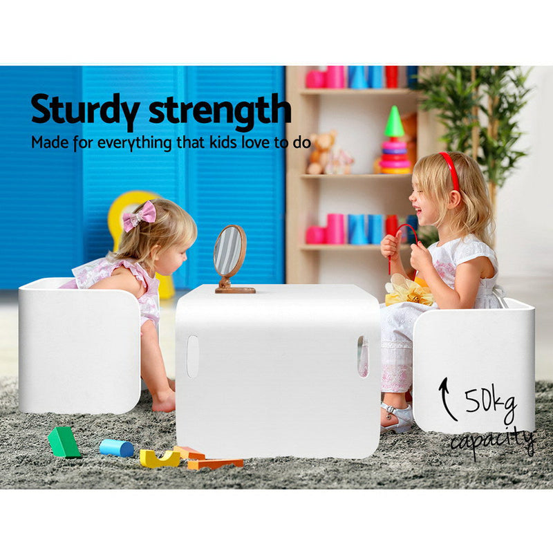 Kids Table and Chairs Set - Study Desk