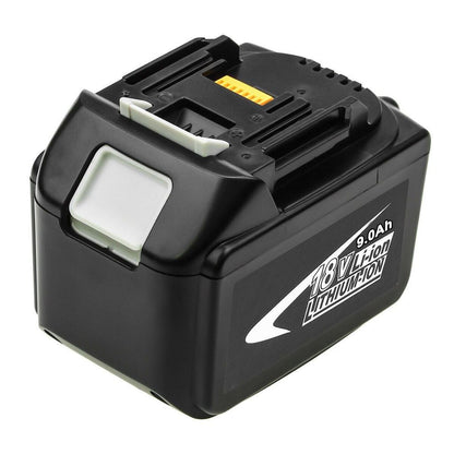 Makita 18V battery installed in cordless drill for use