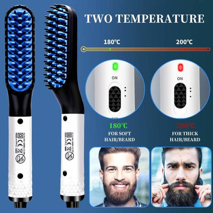 Beard straightener NZ highlighting lightweight portable design