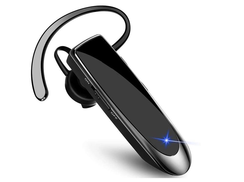 Bluetooth 5.0 Wireless Handsfree Noise Reduction Headset Black