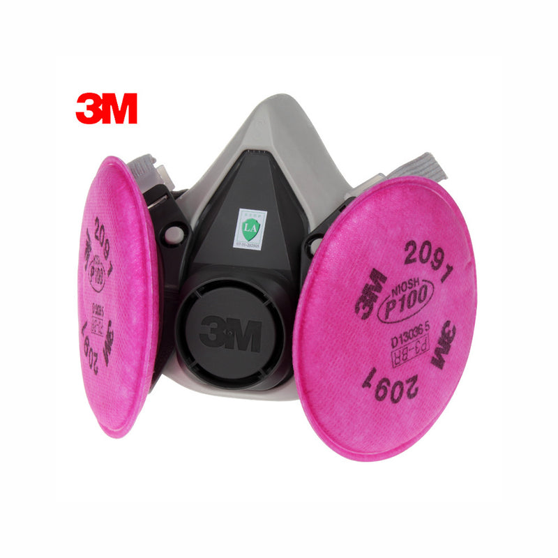 3M Respirator Mask Face Mask 6200 with 3M filter