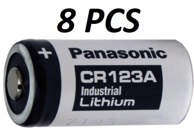 CR123A Panasonic batteries / CR123_8PSC